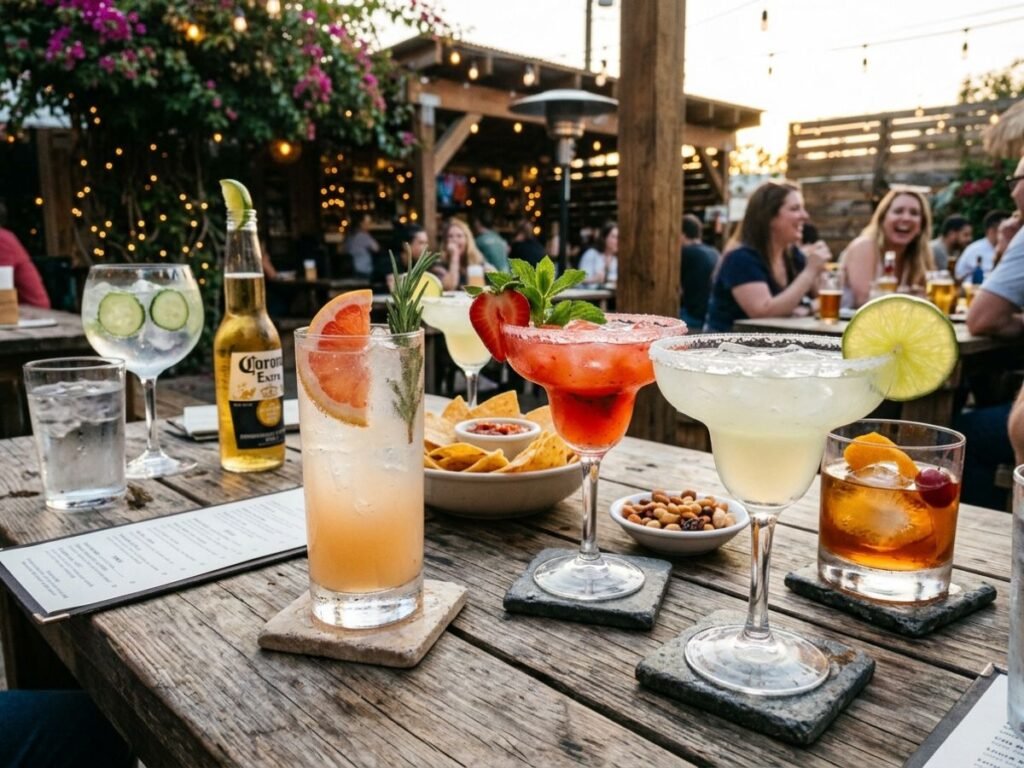 Beverages, Margaritas & Cocktails