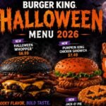 Burger King Halloween Menu 2026