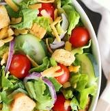 Wood Ranch House Salad with fresh vegetables