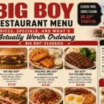 Big Boy Restaurant Menu