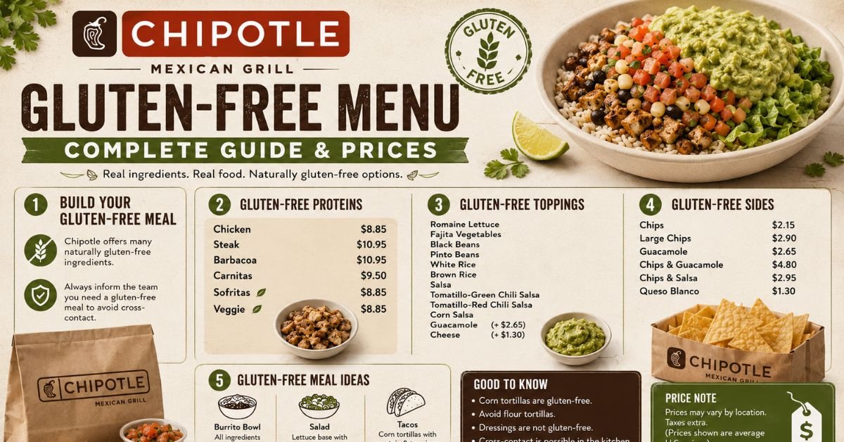 Chipotle Gluten-Free Menu Complete Guide & Prices