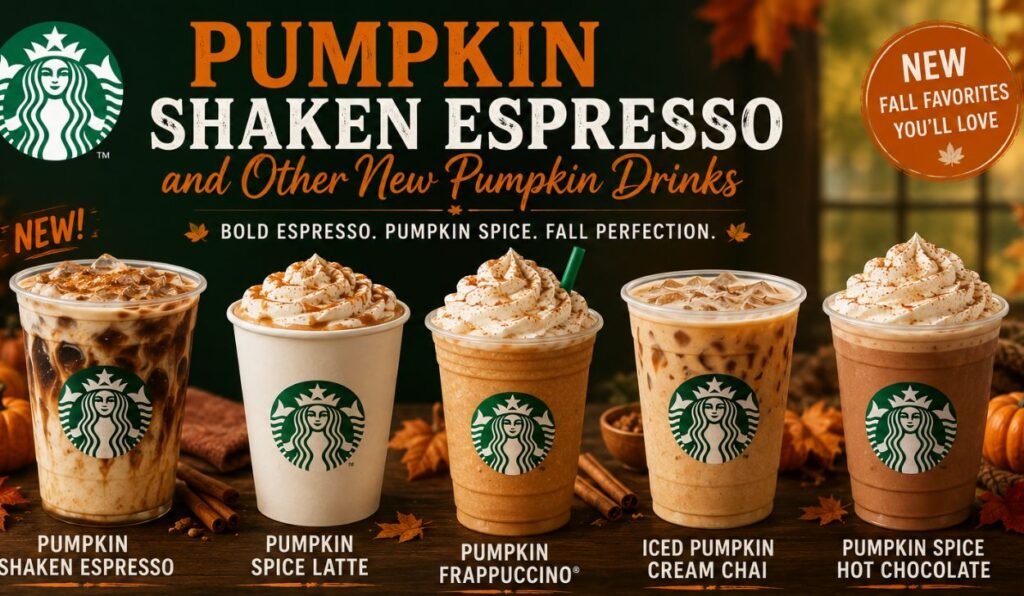 Pumpkin Shaken Espresso and Other New Pumpkin Drinks