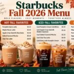 Starbucks Fall 2026 Menu