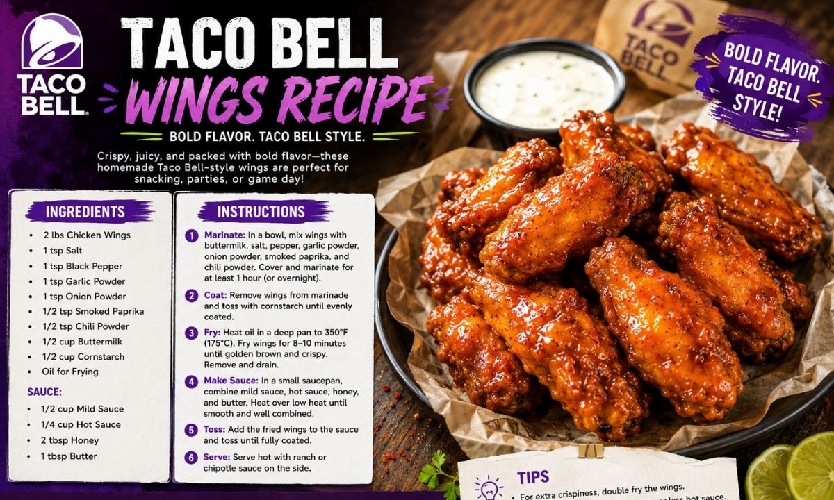 Taco Bell Wings Recipe