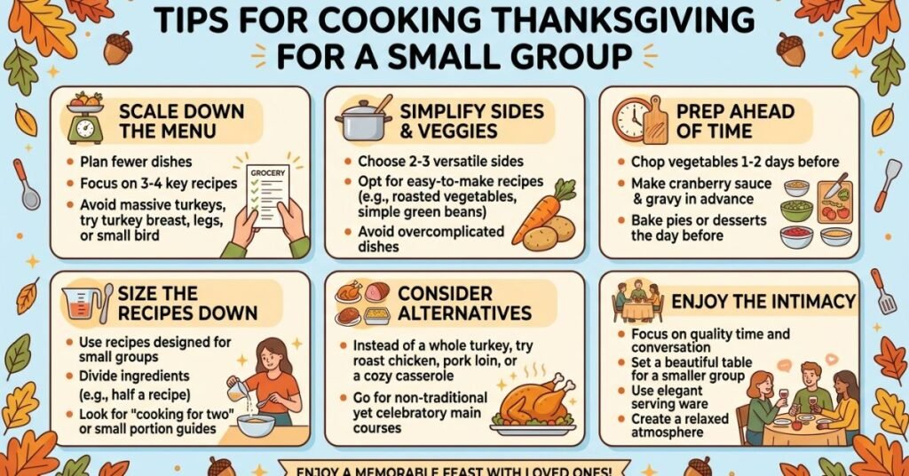 Tips for Cooking Thanksgiving for a Small Group