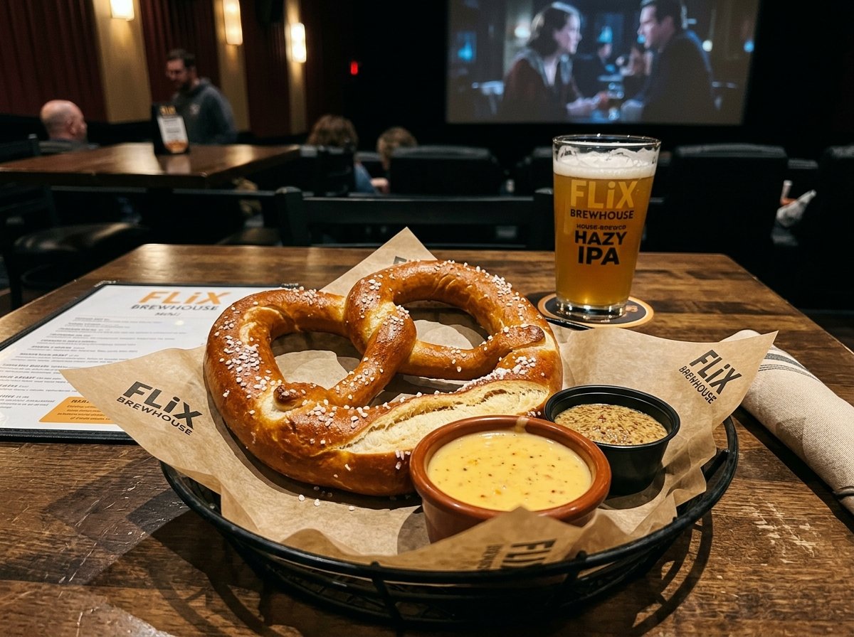 Flix Brewhouse Bavarian Pretzel