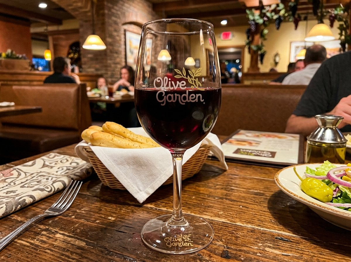 Olive Garden Chianti wine glass