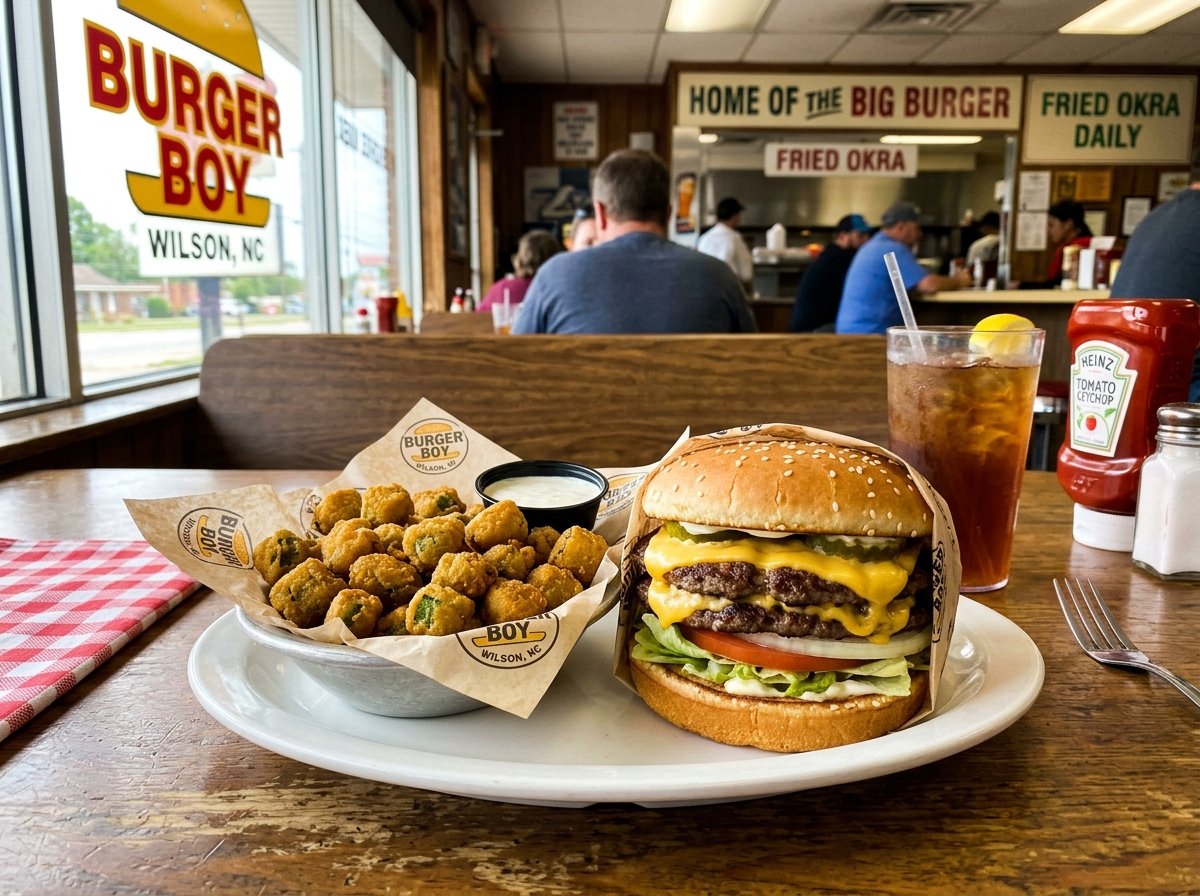 Burger Boy Wilson NC Fried Okra