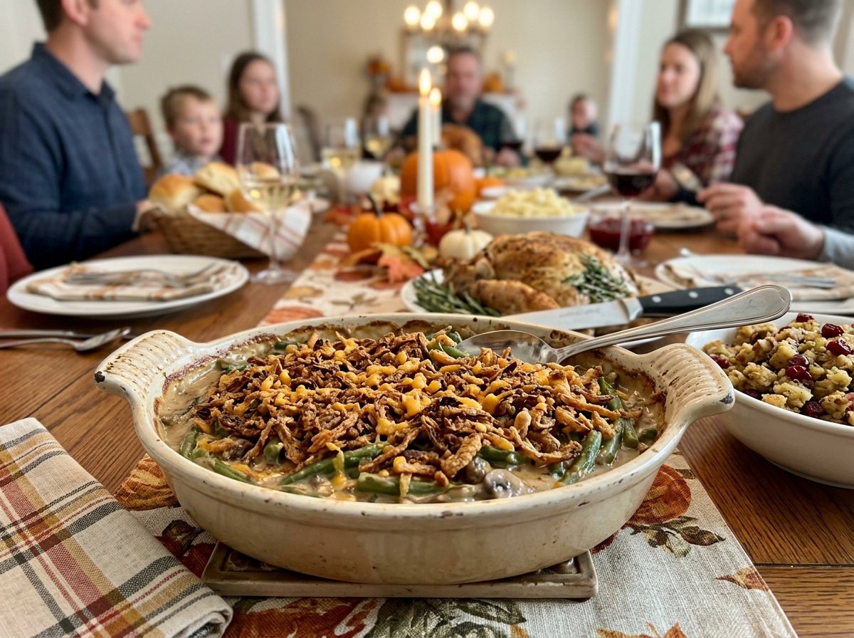 Traditional Thanksgiving Green Bean Casserole