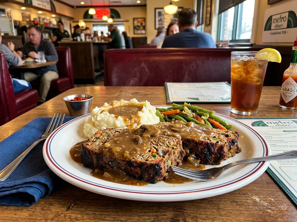 Metro Diner Iron City Meatloaf