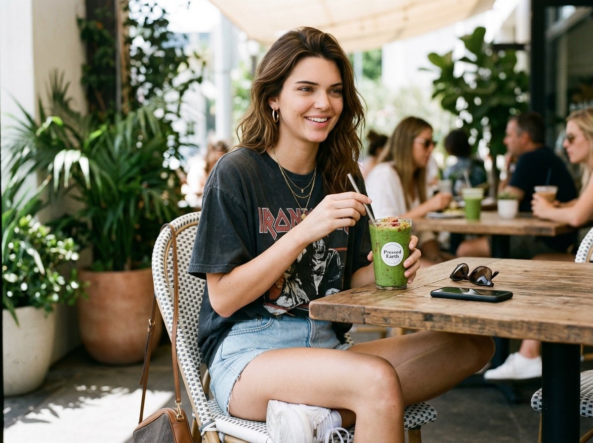 Erewhon Kendall Jenner Peaches and Cream Smoothie