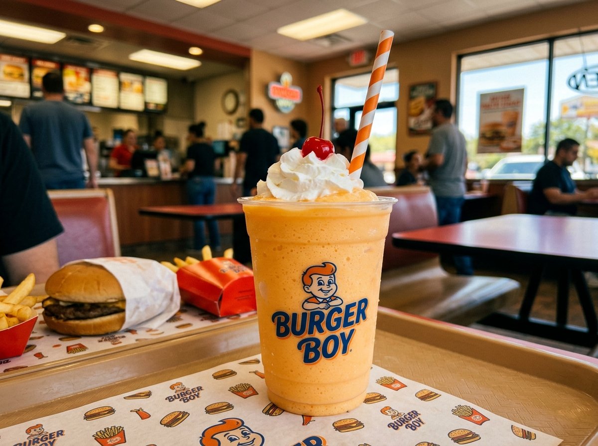 Burger Boy San Antonio Orange Freeze shake