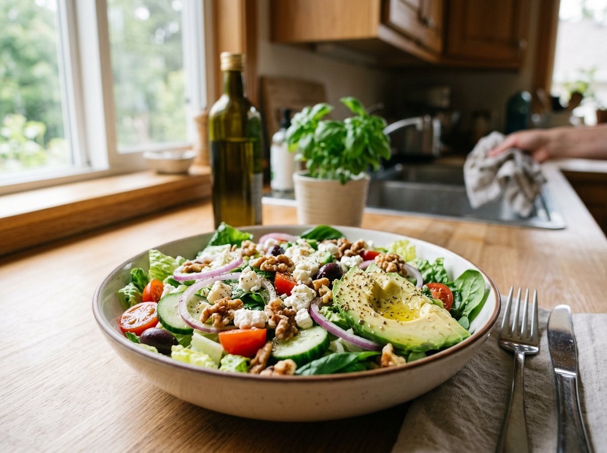 Mi Cocina Rico Salad with fajita chicken