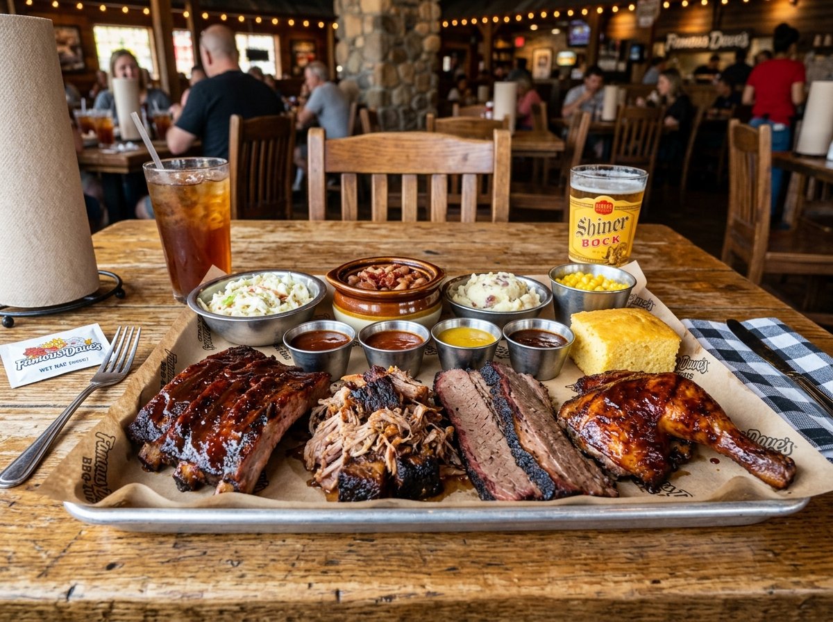 Famous Dave's Sampler Platter