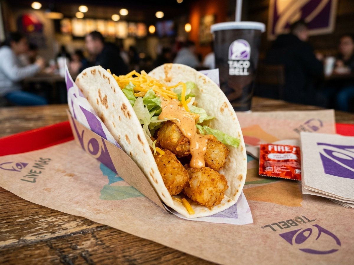 Taco Bell Spicy Potato Soft Taco