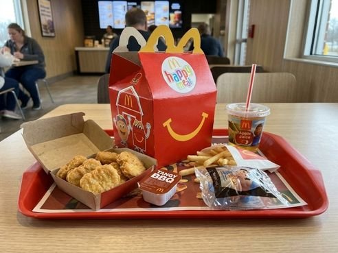 McDonald's 6 Piece Chicken McNuggets Happy Meal