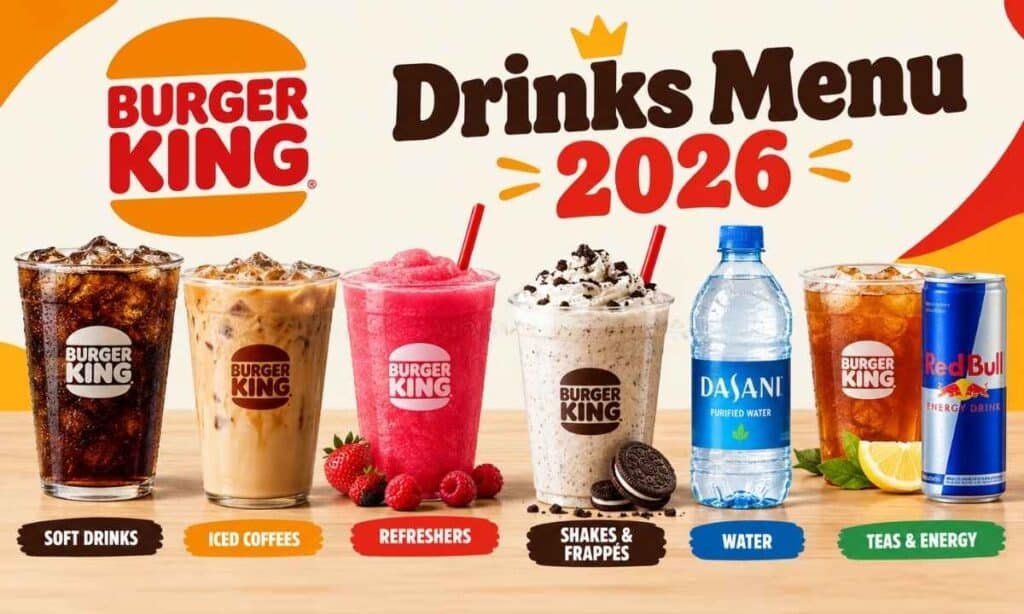 Burger King Drinks Menu 2026