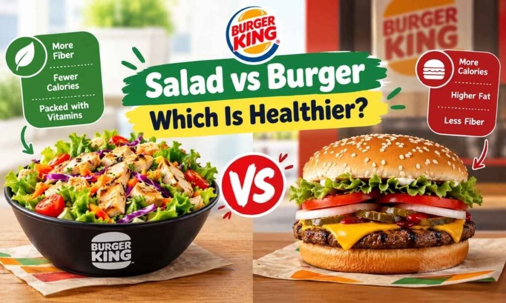 Burger King Salad vs Burger Which Is Healthier