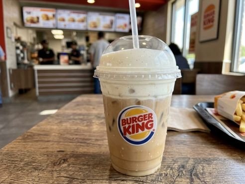 Burger King Vanilla Cold Foam Coffee
