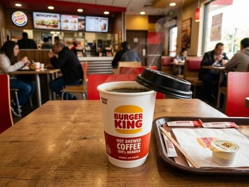 Burger King hot brewed coffee