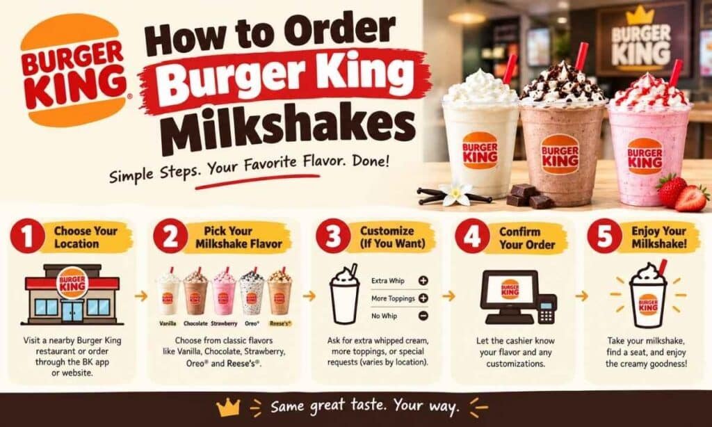 How to Order Burger King Milkshakes