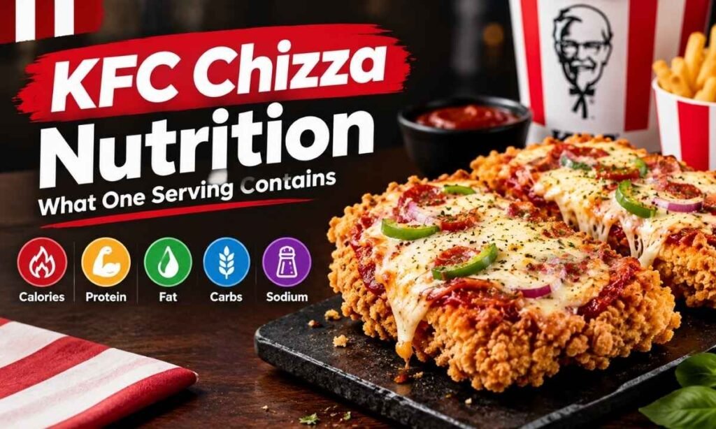 KFC Chizza Nutrition What One Serving Contains