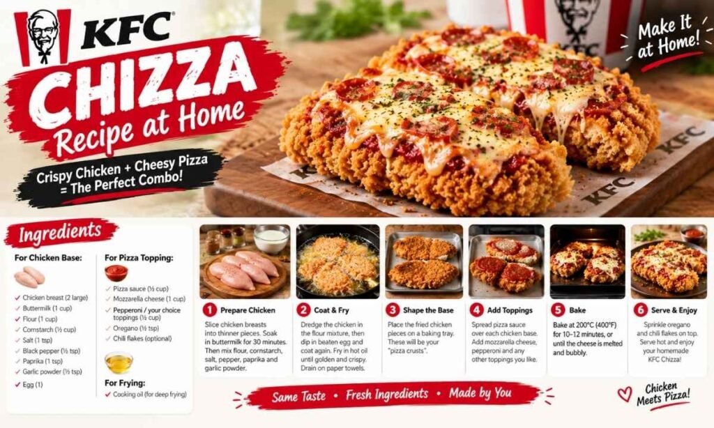 KFC Chizza Recipe at Home