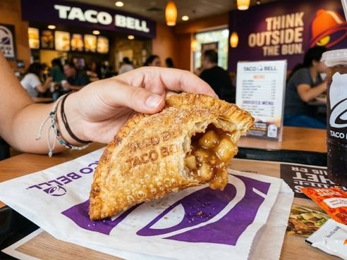 Taco Bell Caramel Apple Empanada