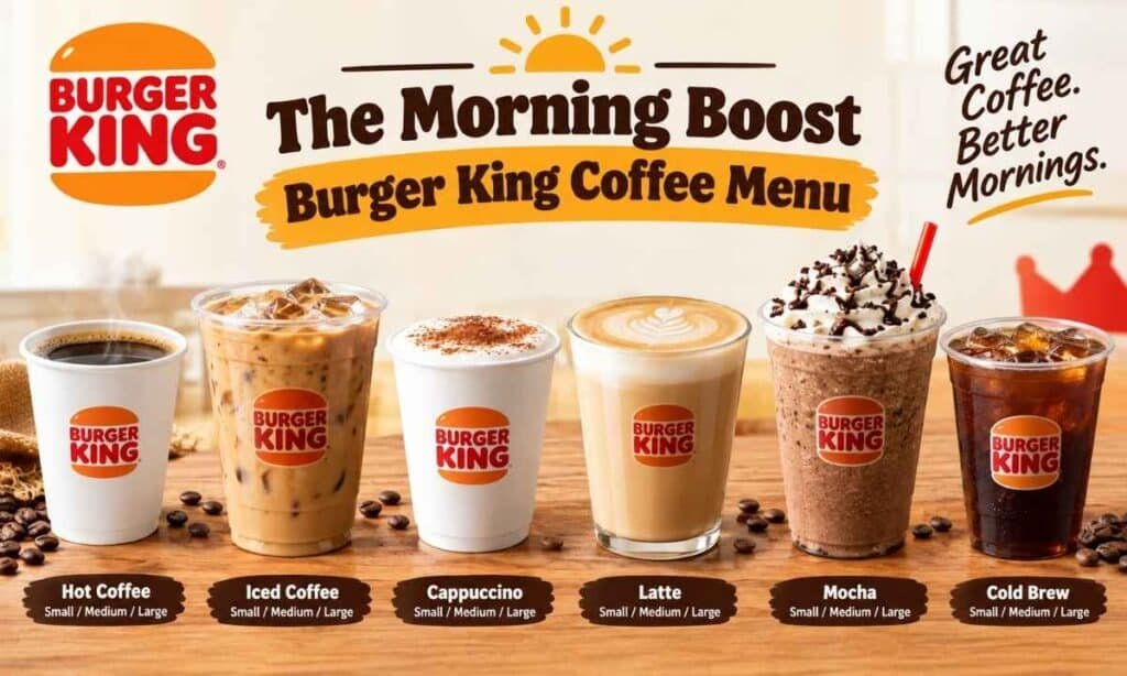 The Morning Boost Burger King Coffee Menu