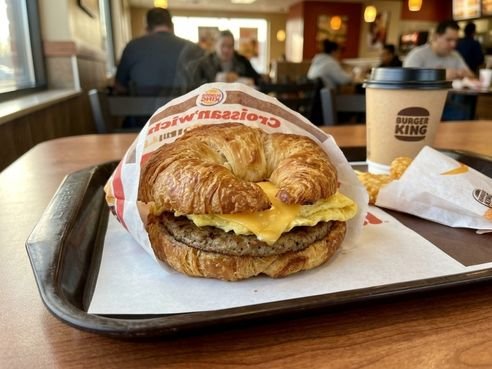 Burger King Bacon Egg Cheese Croissan'wich