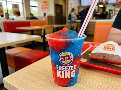 Burger King Freezee King frozen slush