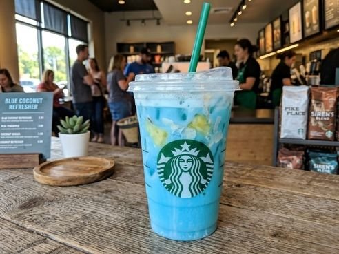 Starbucks Blue Coconut Refresher