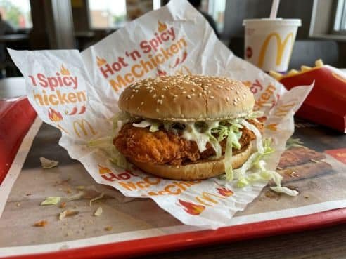 McDonald's Hot 'n Spicy McChicken