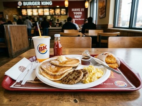 Burger King Pancake and Sausage Platter