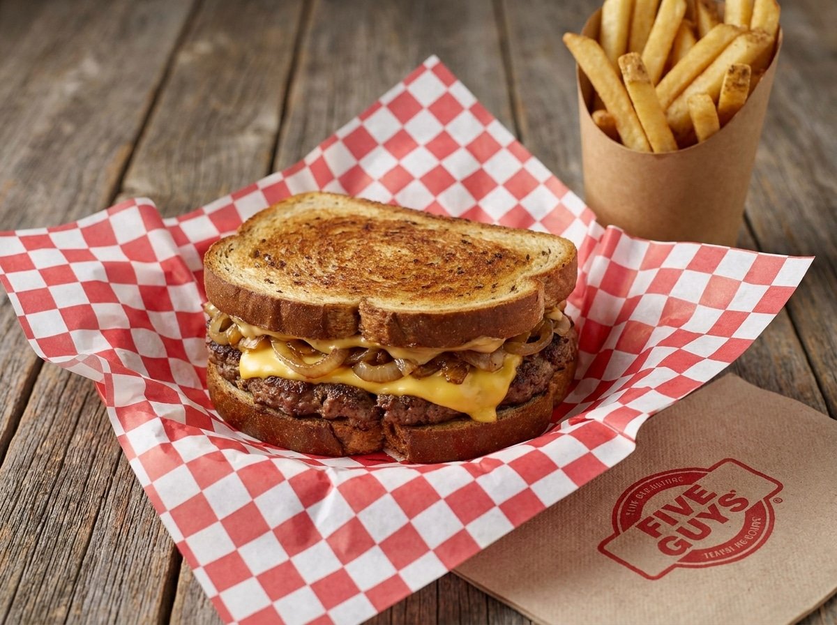 Five Guys Patty Melt