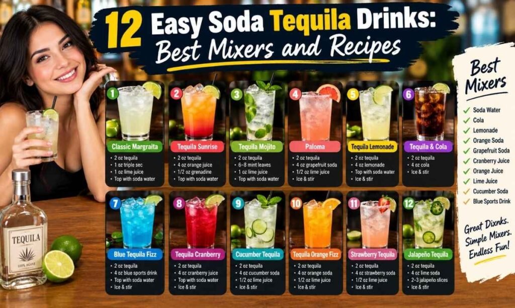 12 Easy Soda Tequila Drinks