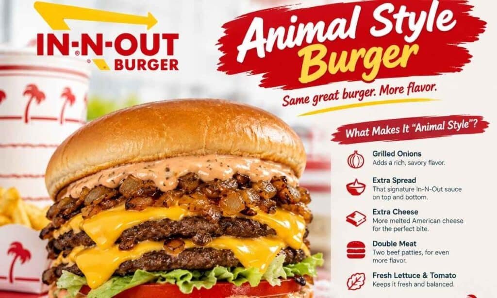 Animal Style Burger