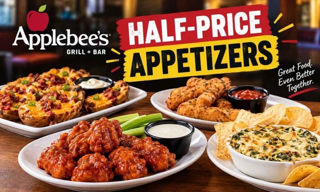 Apple bees half price appetizers
