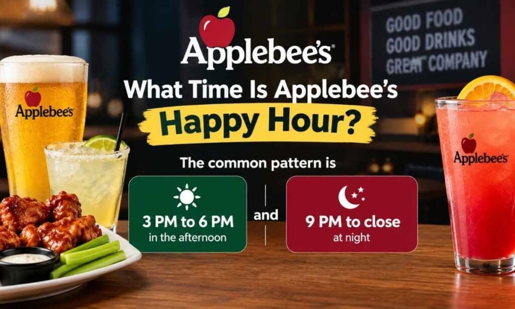 Apple bees happy hour