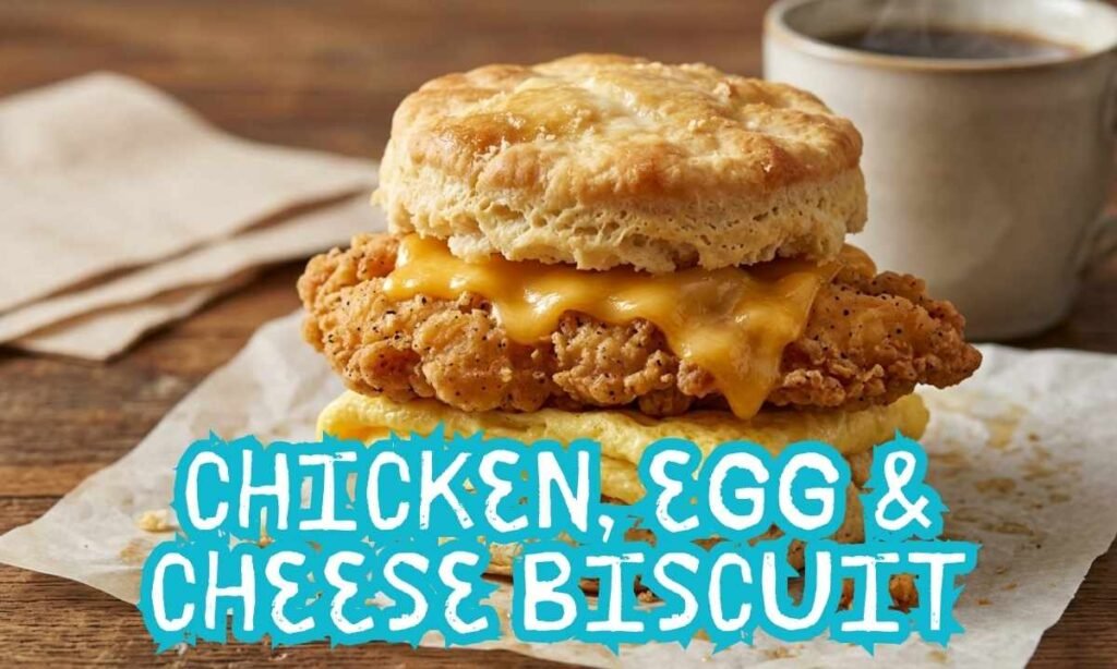 Chicken, Egg & Cheese Biscuit
