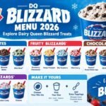 DQ Blizzard Menu 2026