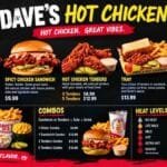 Daves Hot Chicken Menu