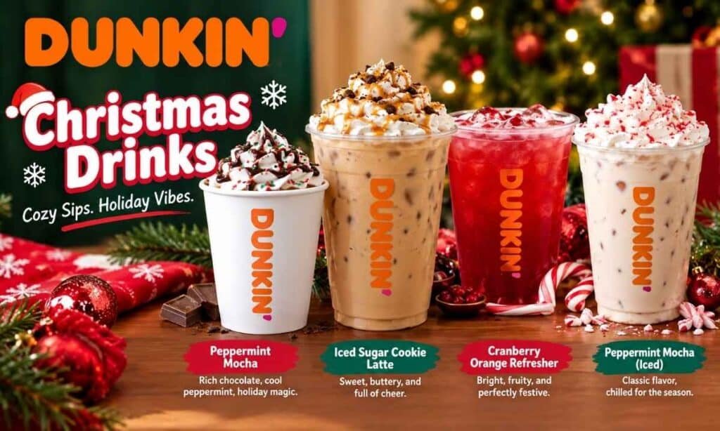 Dunkin Christmas Drinks