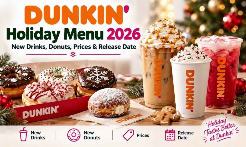 Dunkin Holiday Menu 2026