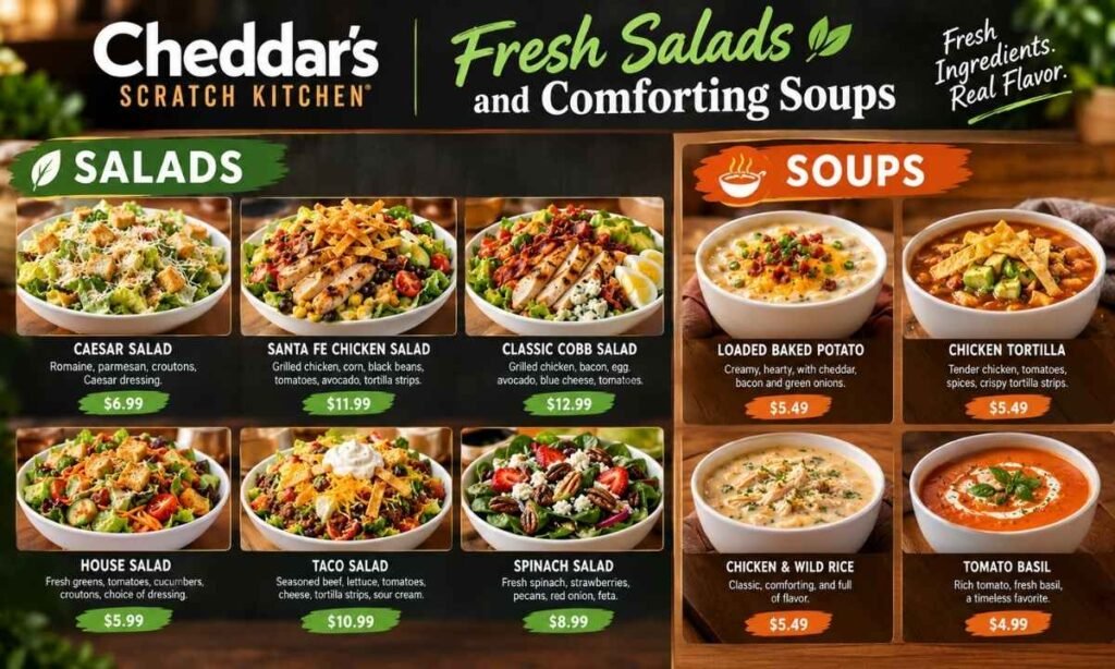 Fresh Salads and Comforting Soups