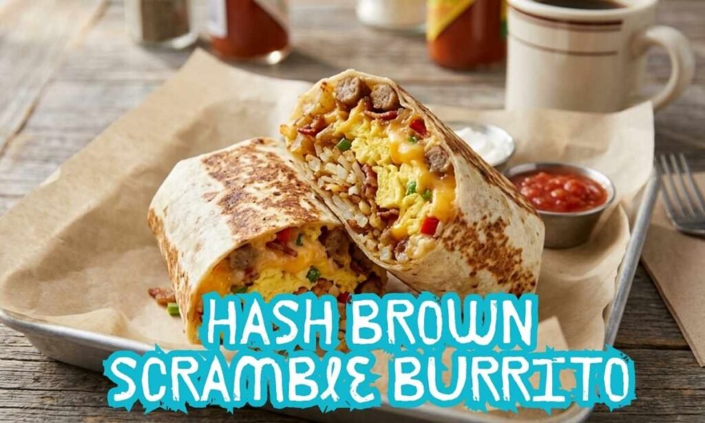 Hash Brown Scramble Burrito