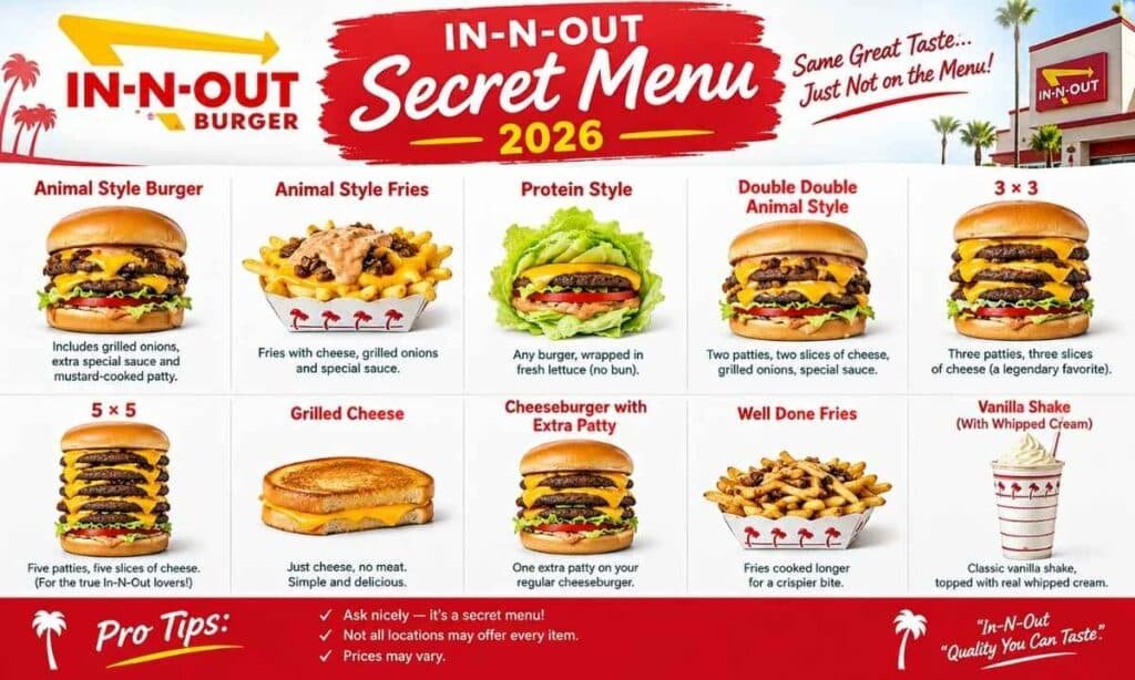 In-N-Out Secret Menu
