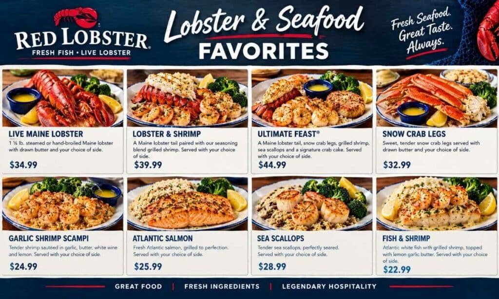 Lobster & Seafood Favorites