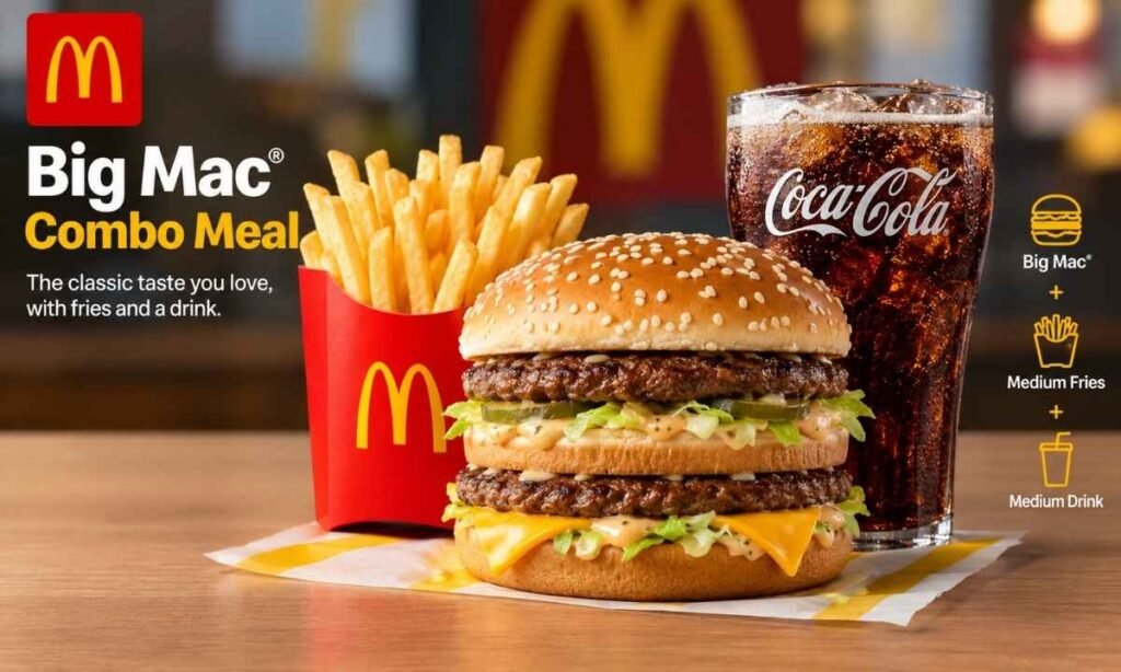 Mc donalds big mac combo