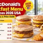 Mc donalds breakfast menu with prices